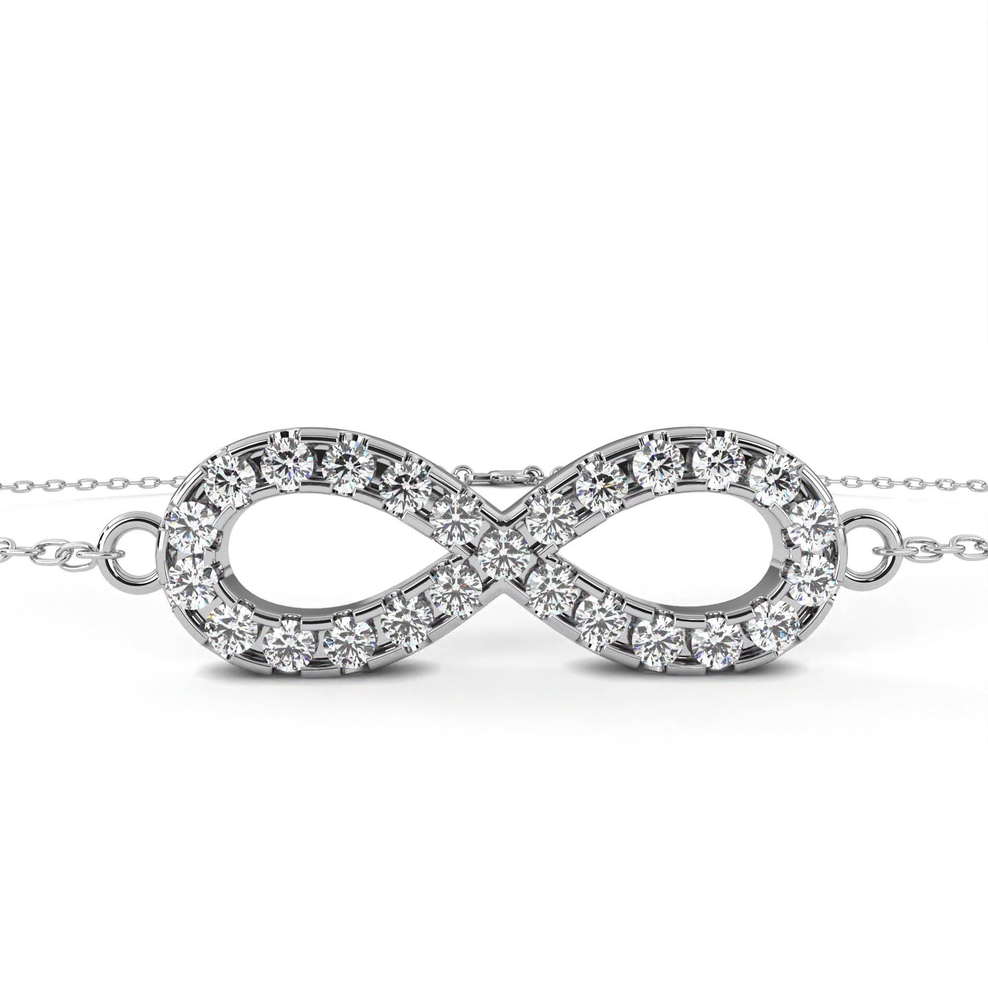 Solitairekart 0.39ct Round Cut Lab Grown Diamond Bracelet